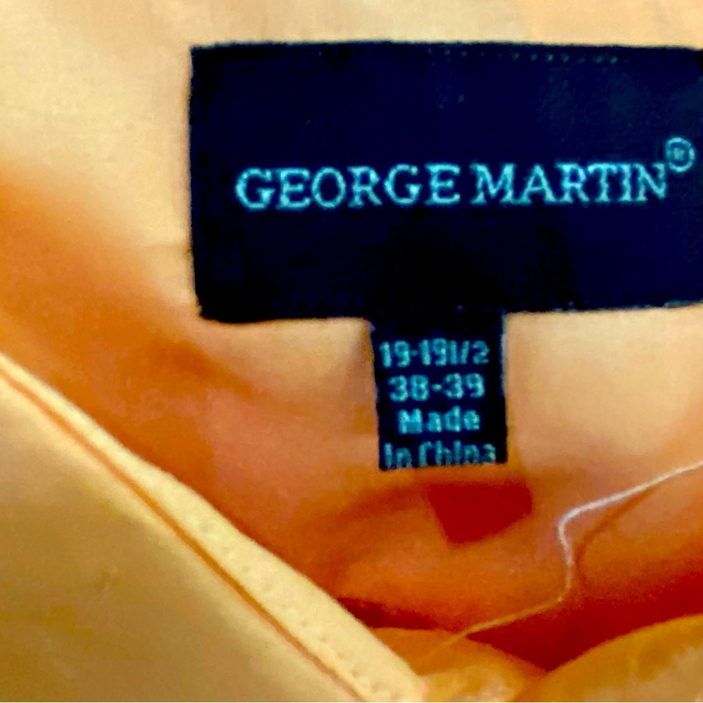 Mens 2xl orange dress shirt